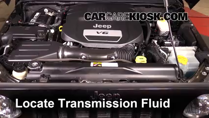 2014 Jeep Wrangler Sport 3.6L V6 Transmission Fluid Fix Leaks